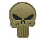 TPB Punisher Skull Cut Out Patch-The Patch Board-Tan-Socom Tactical Airsoft