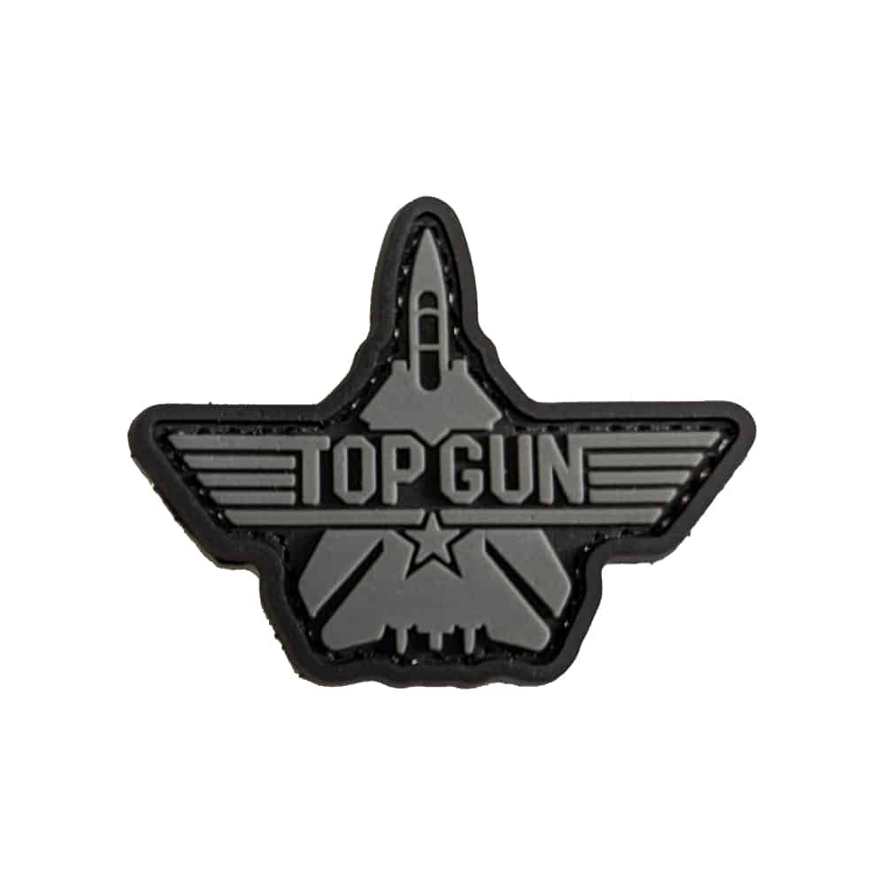 TPB Top Gun Fighter Patch (Grey) - Socom Tactical Airsoft - - The Patch Board Airsoft