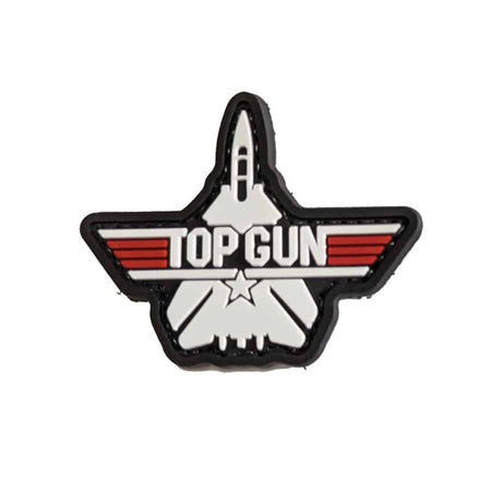 TPB Top Gun Fighter Patch (White) - Socom Tactical Airsoft - - The Patch Board Airsoft