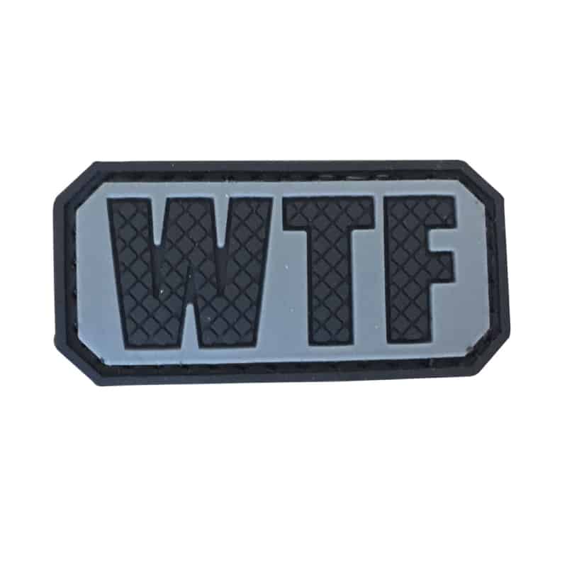 TPB WTF Patch (Black)-The Patch Board-Socom Tactical Airsoft