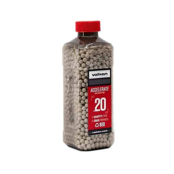 Valken Accelerate Airsoft BBs 0.20g Biodegradable BB (2500)-Valken Airsoft-Socom Tactical Airsoft