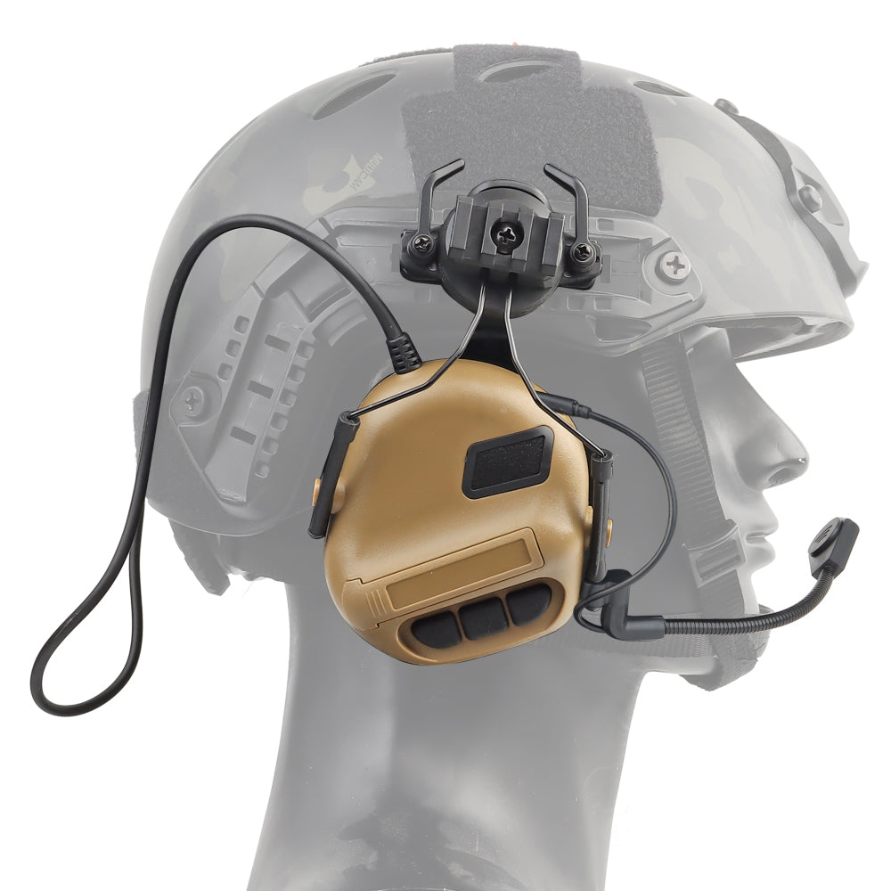 WBD 5th Generation Headset For Helmet (With sound pickup & noise reduction function) (Various Colours)-WBD-Coyote-Socom Tactical Airsoft