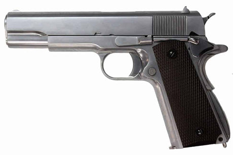 WE M1911 Full Metal Airsoft Gas Blowback Pistol (Silver) - Socom Tactical Airsoft Fleet - - WE Airsoft