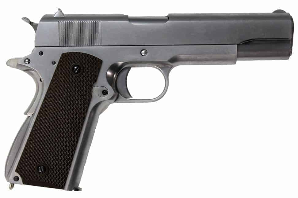 WE M1911 Full Metal Airsoft Gas Blowback Pistol (Silver) - Socom Tactical Airsoft - -  Airsoft