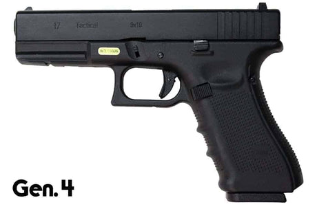 WE G17 Gen 4 Gas Blowback (Black) - Socom Tactical Airsoft Fleet - - WE Airsoft