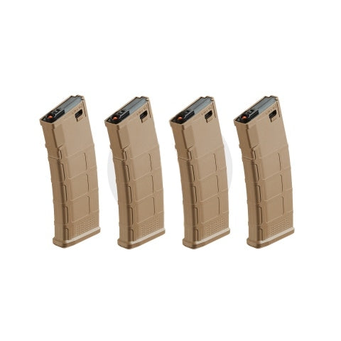 Poseidon 220rd M4 Mid-Cap Magazine Box Set Tan From Poseidon