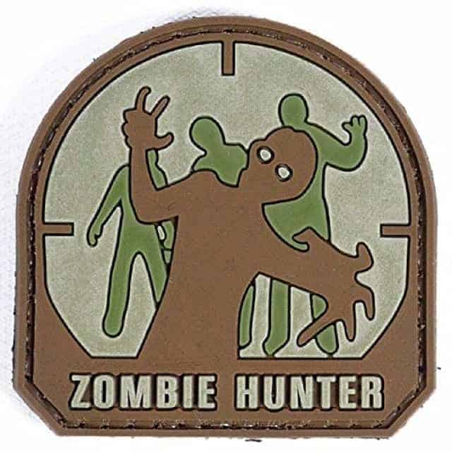 Zombie Hunter morale patch (Tan) - Socom Tactical Airsoft - - Socom Tactical Airsoft Airsoft